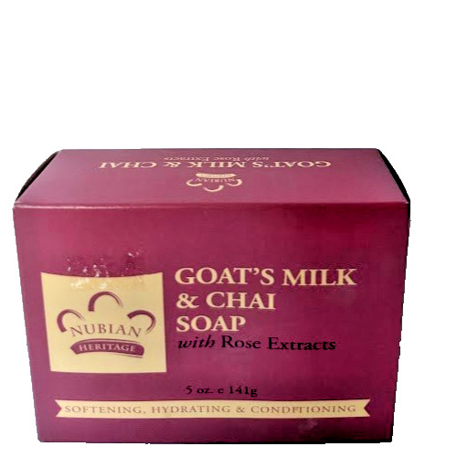 Nubian Heritage Goats Milk and Chai with Rose Extracts 5 oz./141g