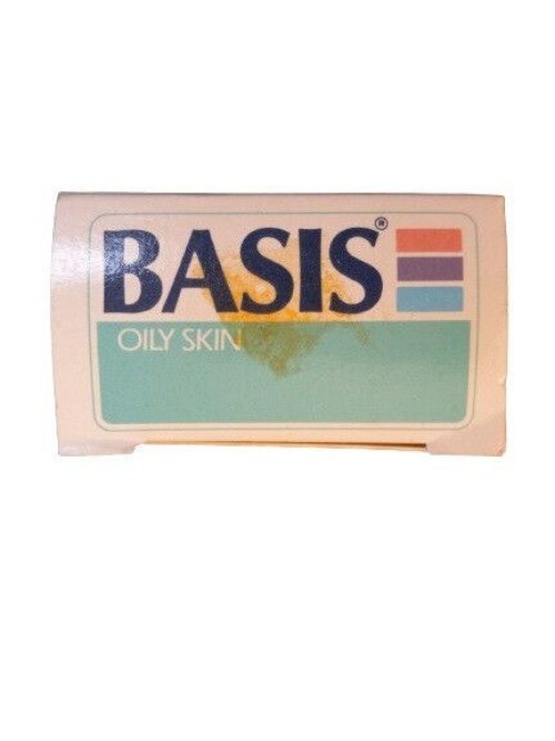 Basis Oily Skin Bar Soap 3 Oz For Deep Cleansing & Fresh Skin NEW Vintage 1994