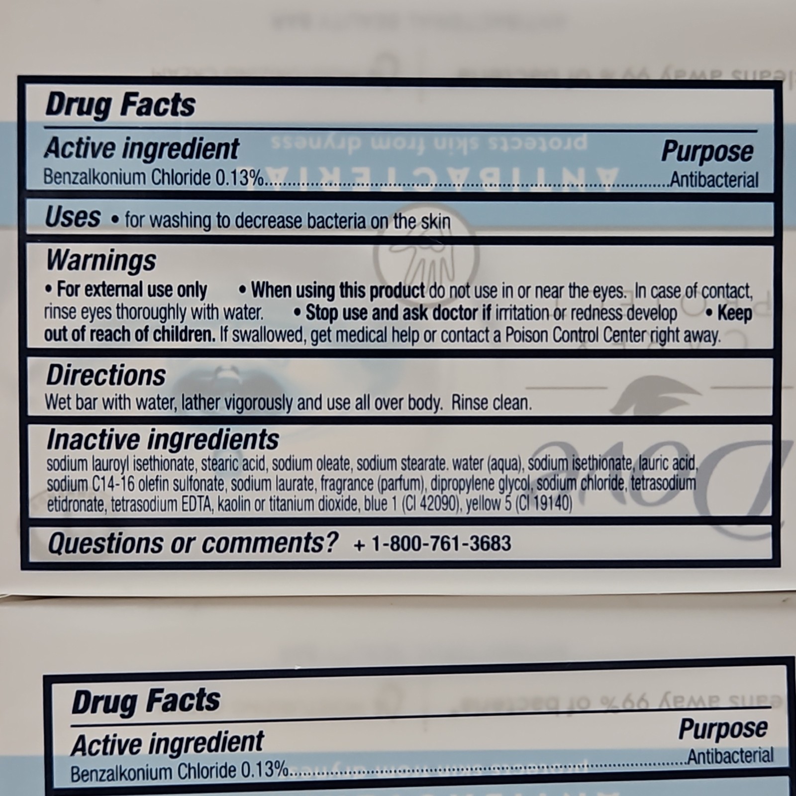 3x Dove Care & Protect Antibacterial Beauty Bar Soap 3pk 9 Bars Total 3.17oz New