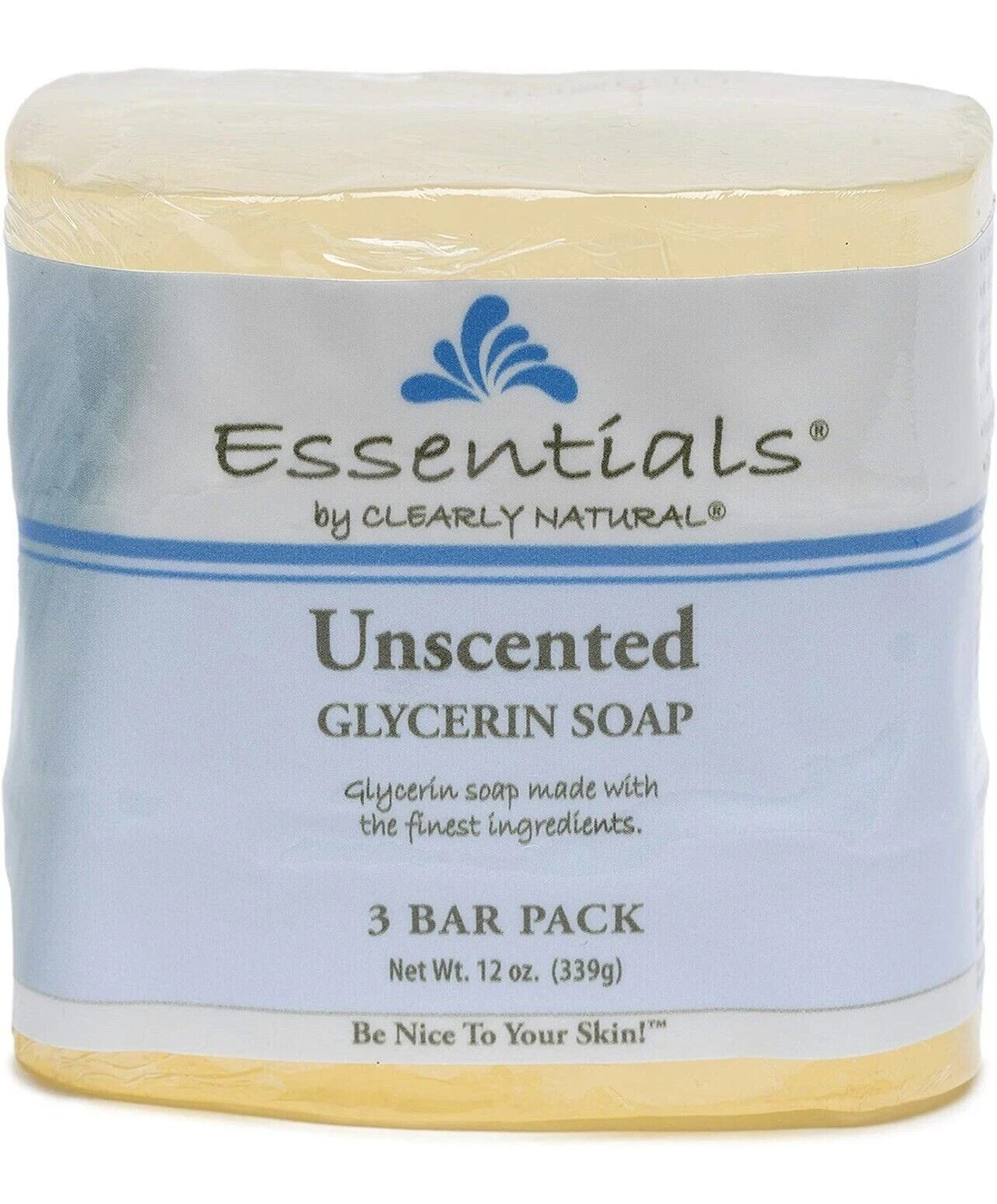 Jabon De Glicerina Natural Con Unscented – Para La Cara Y Acne – Paquete De 3
