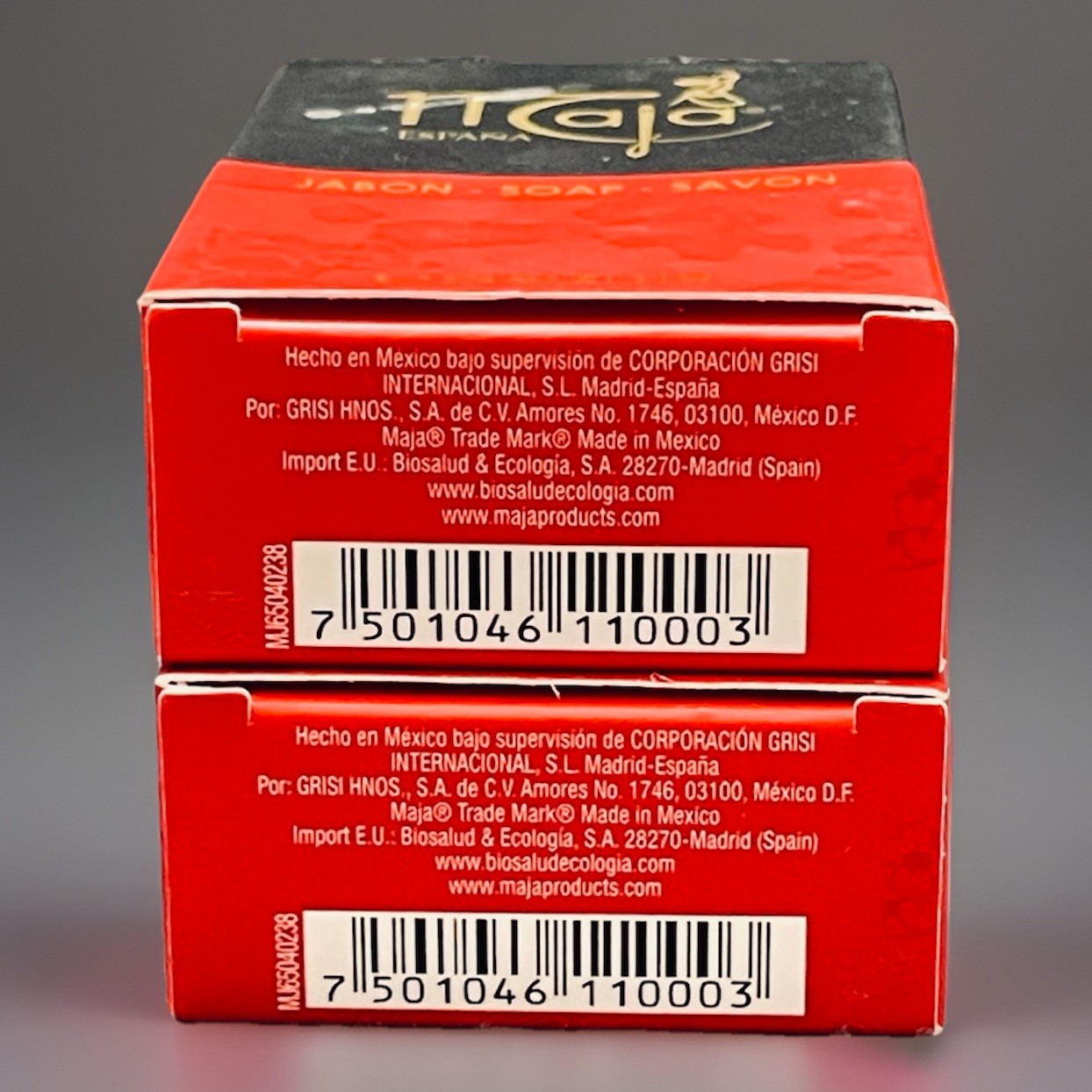 MAJA Jabon Soap Savon 3.1 oz Set of 2 NEW IN BOX Beautiful Fragrance