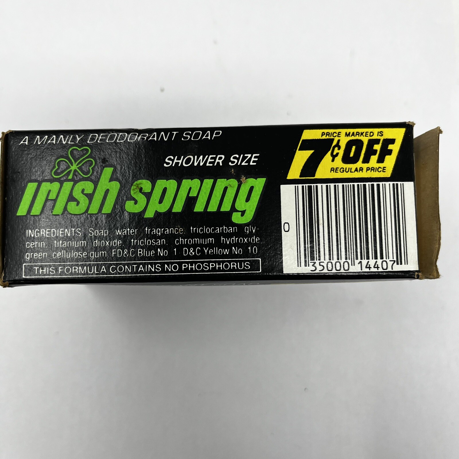 Colgate Palmolive IRISH SPRING A Manly Deodorant Soap 3 1/2 oz New NIB Vintage