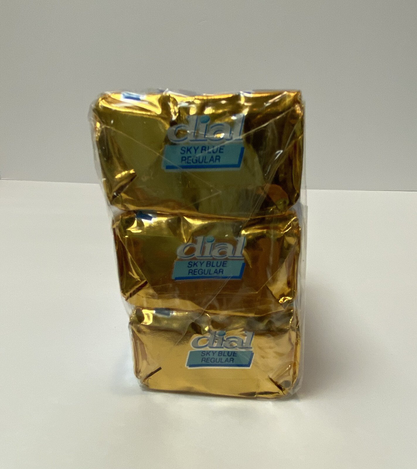 9 NOS Bars Vintage 80s Dial SKY BLUE Bar Soap 3.5oz EACH Movie/Television Prop