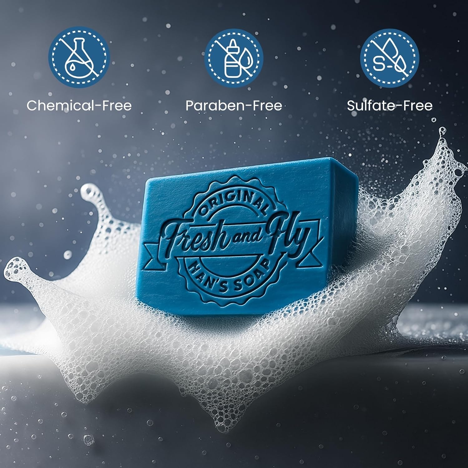 Men’s Recharge Natural Moisturizing Soap Bar 300g Face Body Hair