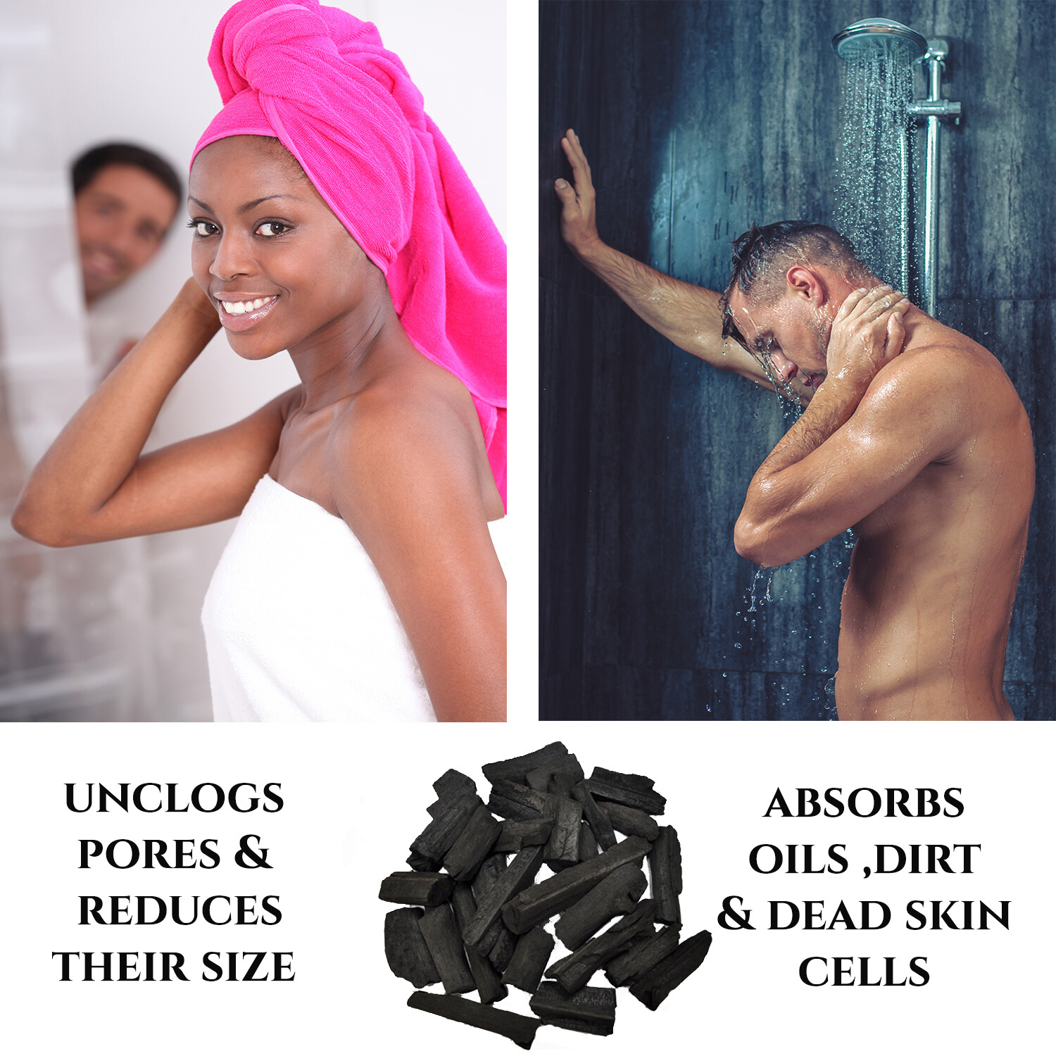Lavender Charcoal Soap Bar – Natural Organic Handmade Exfoliating Soap