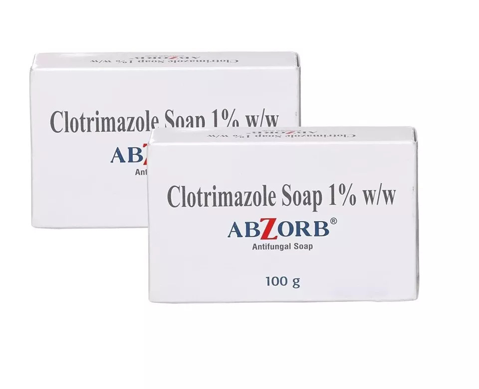 Abzorb Antifungal Absorb Soap – Effective Fungal Protection – 100g(Pack of 2)