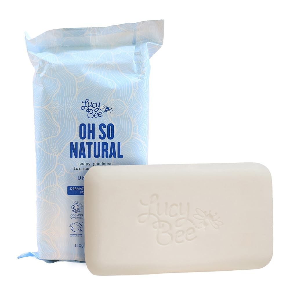 Lucy Bee Certified Organic & All Natural Soap Bar, Moisturizing & Rejuvinatin…