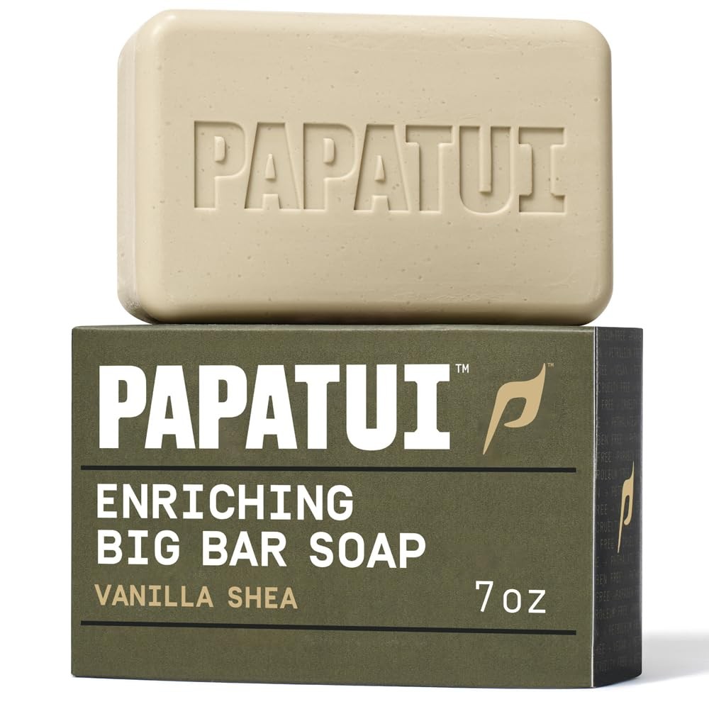 PAPATUI by Dwayne Johnson Enriching Bar Soap for 7 Ounce (Pack of 1), Beige