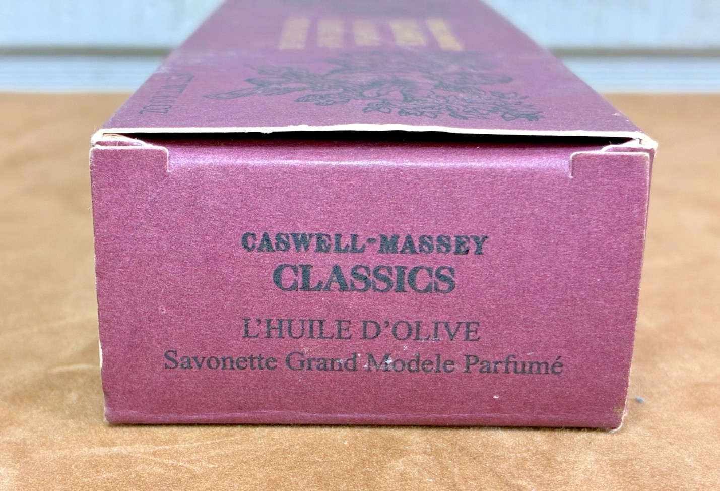 CASWELL-MASSEY Classics Long Bar Castile Soap w/Olive Oil ~ 3 Cakes ~ NOS