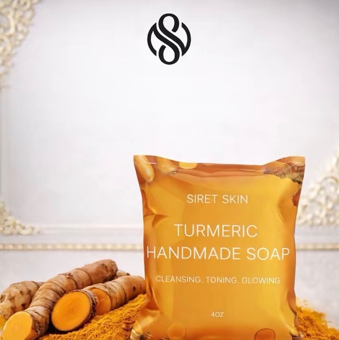 SIRET Skin Turmeric Handmade Soap
