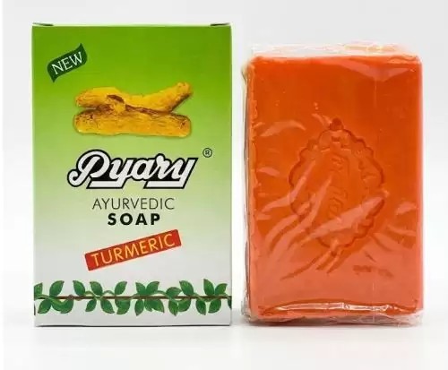 12X Pyary Turmeric Soap Original 100% 75g – صابون الكركم India 🥇