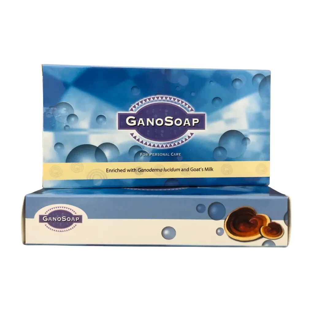 GANO EXCEL SOAP ENRICH GANODERMA & GOAT MILK ( 2 BAR PER BOX )