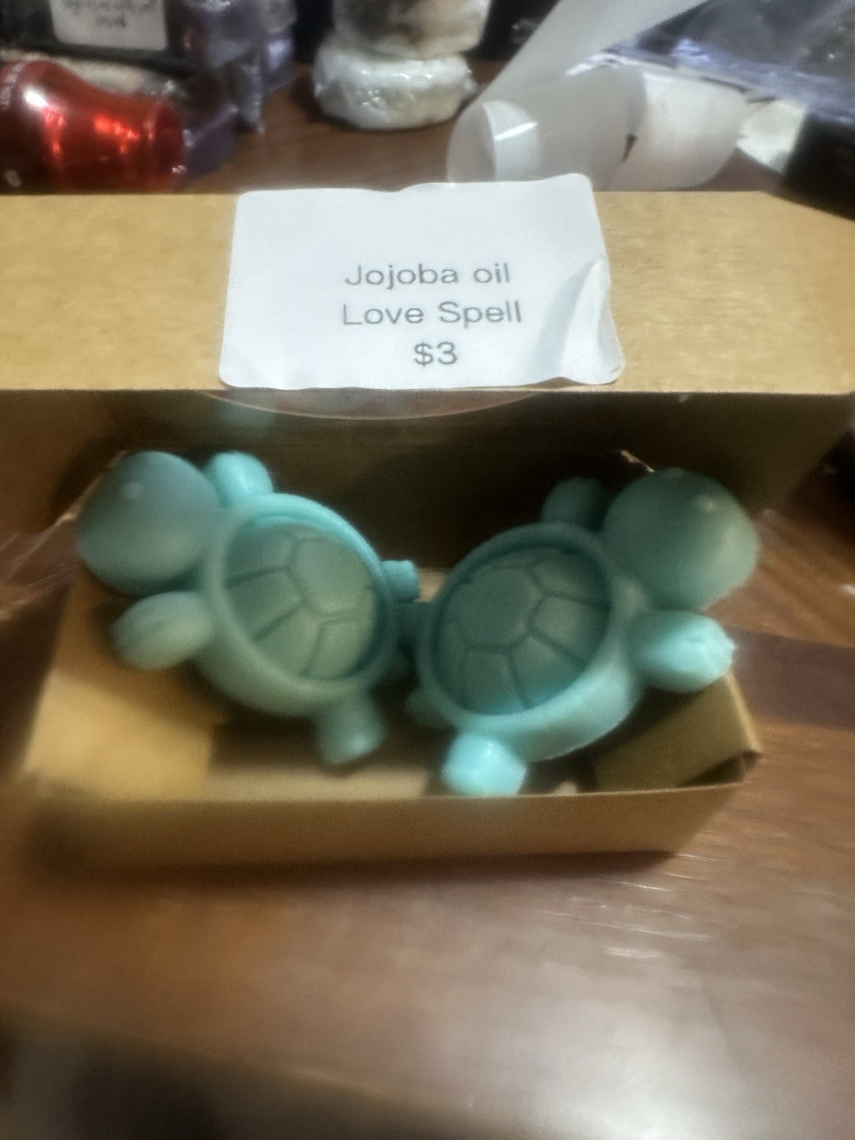 Love Spell Jojoba Oil Handmade Turtle Blue Body Bar Soap Multipack