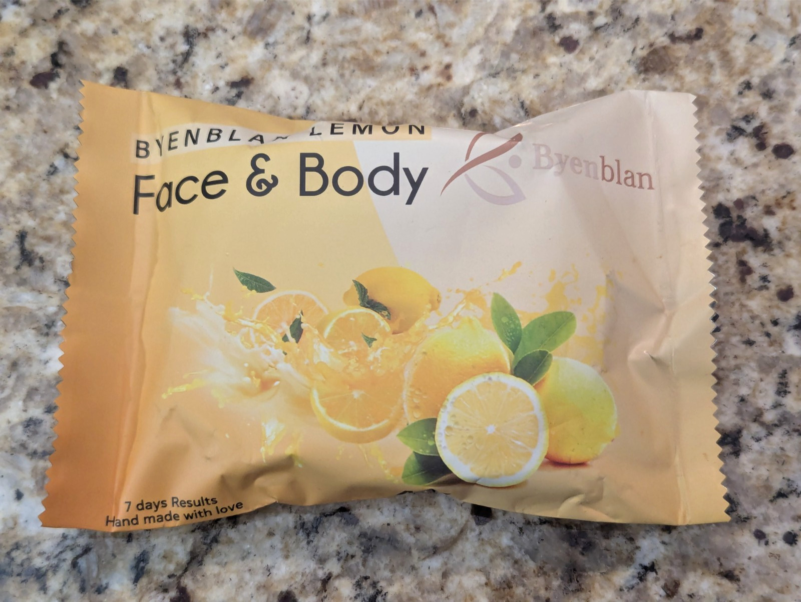 Byenblan Lemon Face & Body Soap 4 oz exp: 11/2028