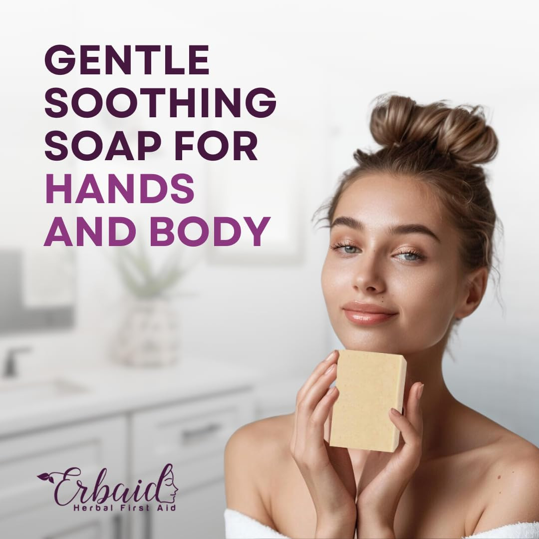 Eczema Soap Bar for Face and Body – All Natural Dermatitis, Psoriasis Treatment