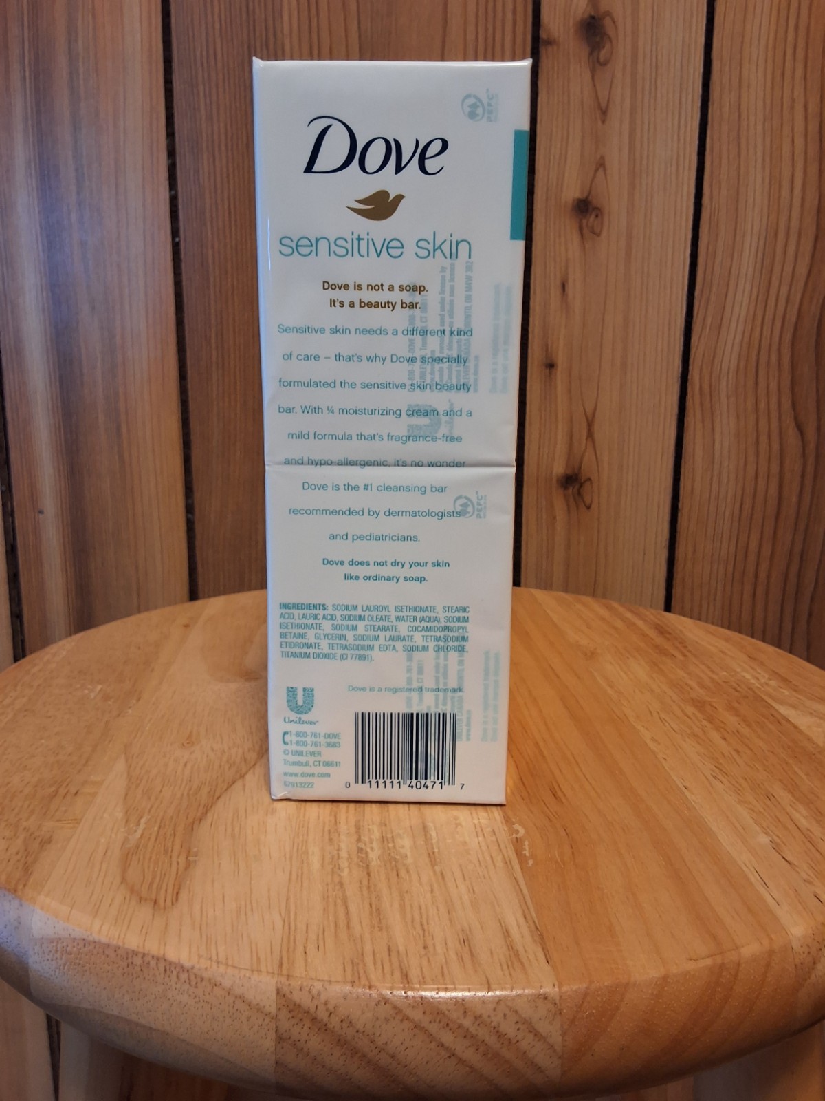 Dove Sensitive Skin Beauty Bar 10 Pack 3.75oz Fragrance Free BRAND NEW SEALED
