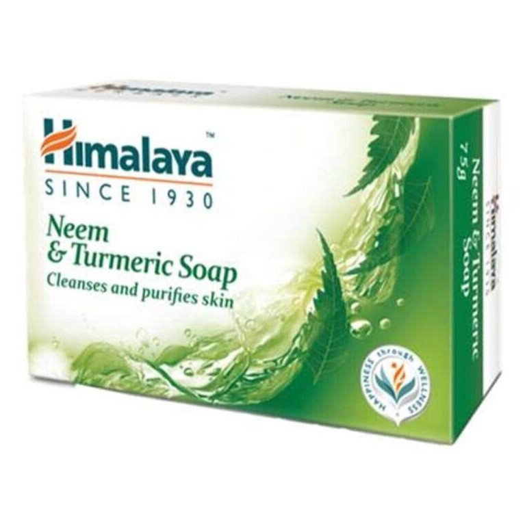 Himalaya Herbals Neem & Turmeric Soap for Cleanses and Purifies Skin – 125 gm