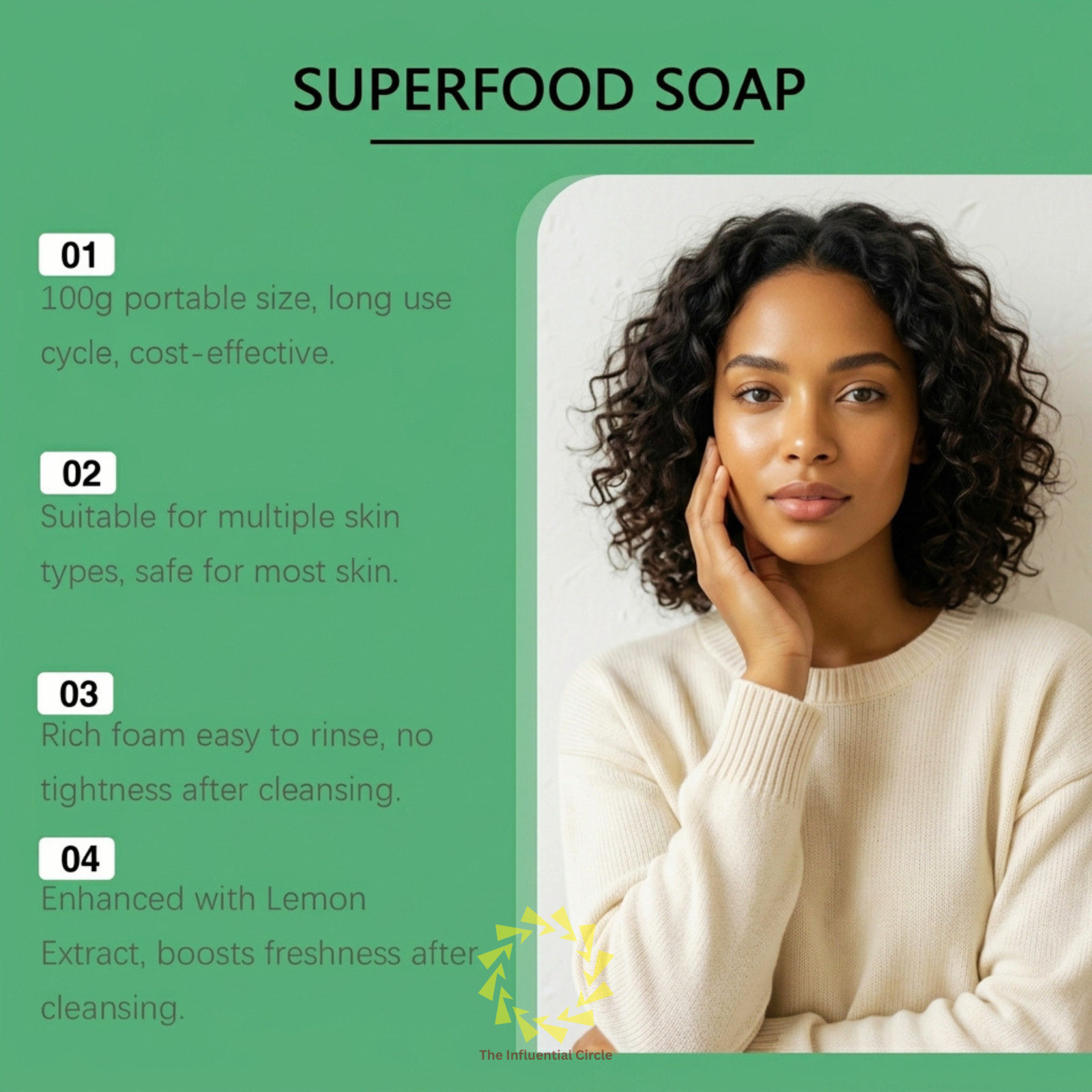 Stem And Soul Superfood Soap, Upgraded Stem & Soul Turmeric Lemon SoapBar