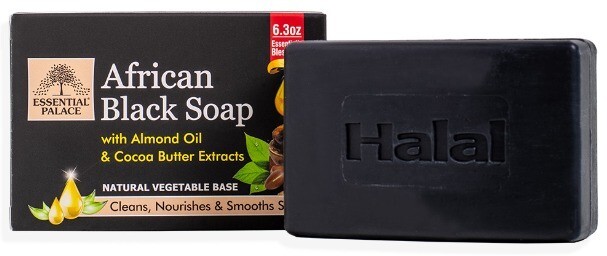 Soap- African Black Soap 6.3 oz – 6 pcs set by Essential Palace