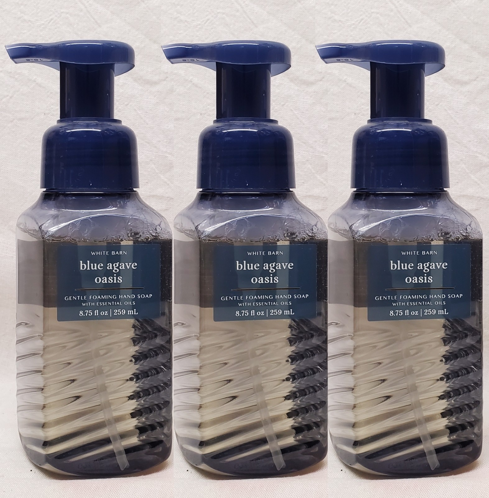 3 Bath & Body Works BLUE AGAVE OASIS Foaming Hand Soap