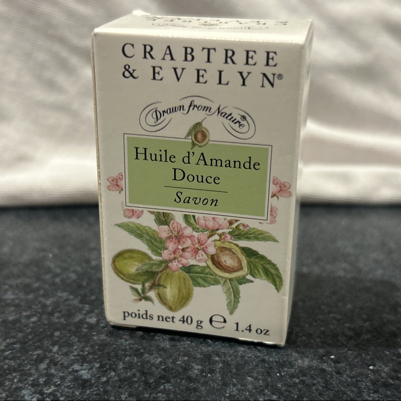 Crabtree & Evelyn Sweet Almond Oil Soap *MINI SIZE 1.4 oz 40g*