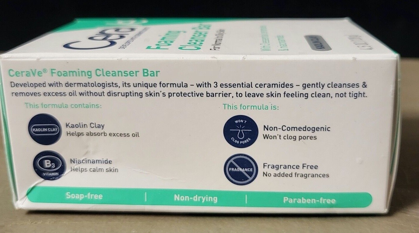 CeraVe Soap Bars, 3 Variations to choose from