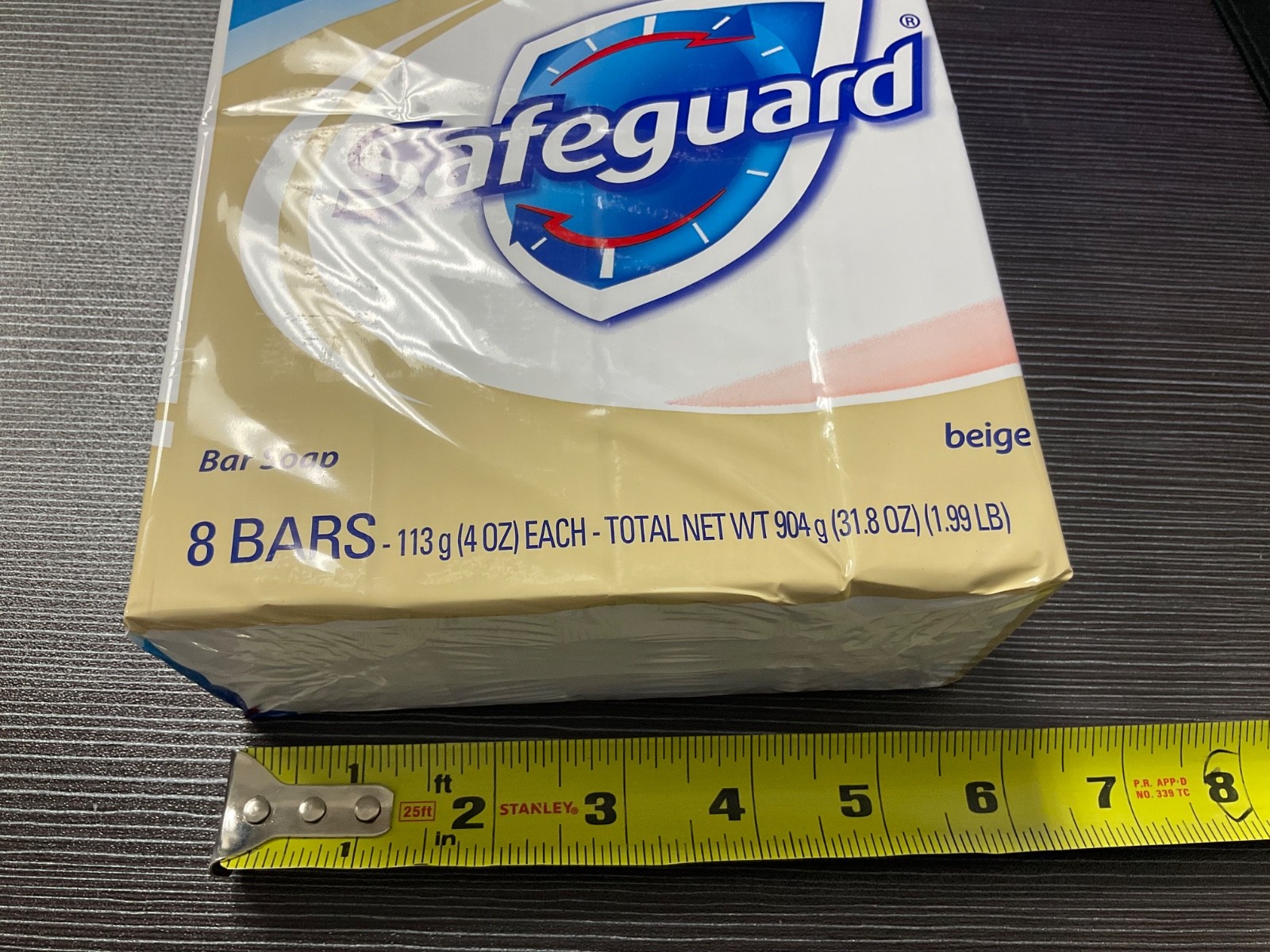 Safe-Guard Antibacterial Soap White with Aloe, 4oz each Bar beige color