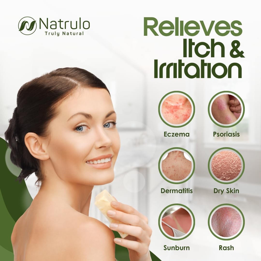 Eczema Soap Bar for Face and Body – All Natural Dermatitis, Psoriasis Treatmen