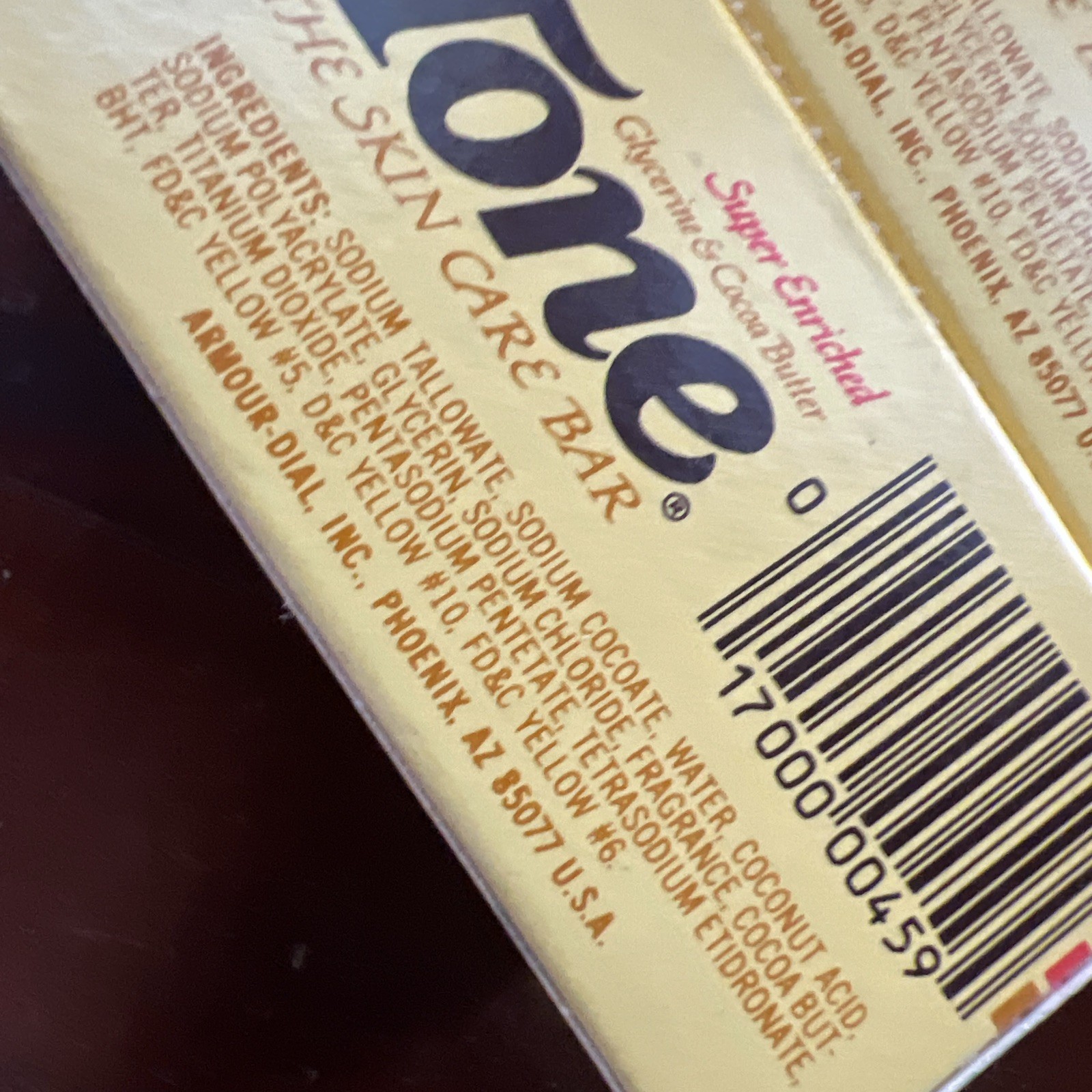 3 vintage Tone Original Cocoa Butter Bar Soap 4.75Oz LARGE bars Sealed New