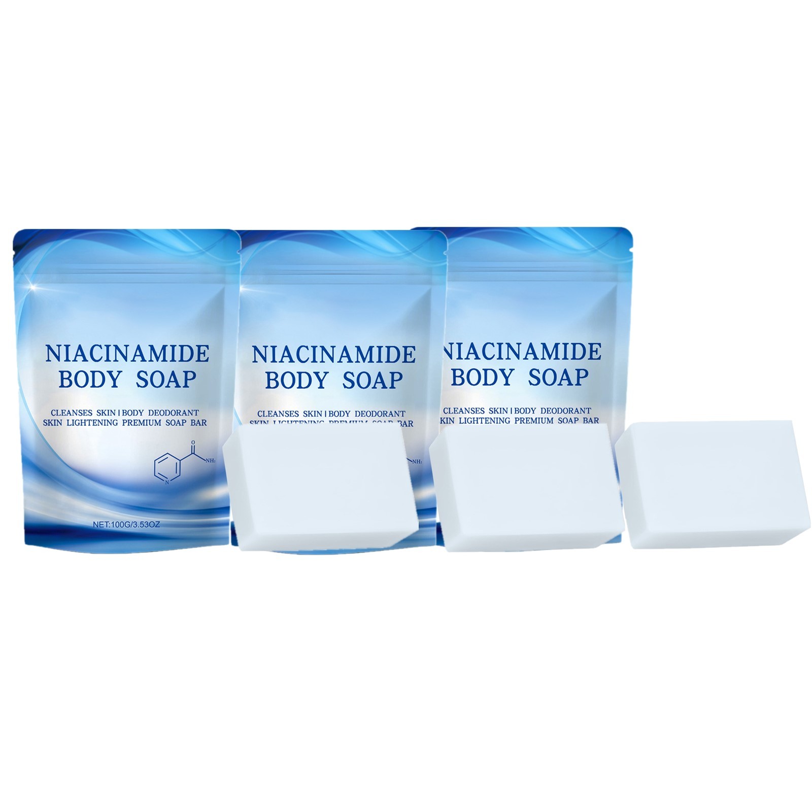 3Pcs Soap Set Brightens Skin Tone Handmade Soap For Daily Use Shower Soap