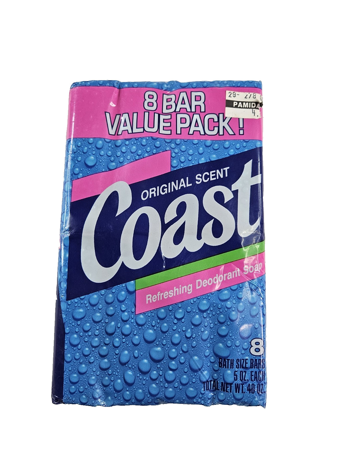 VTG Coast Deodorant Soap Bars Original Scent 1990’s Refreshing Deodorant 8 Bars