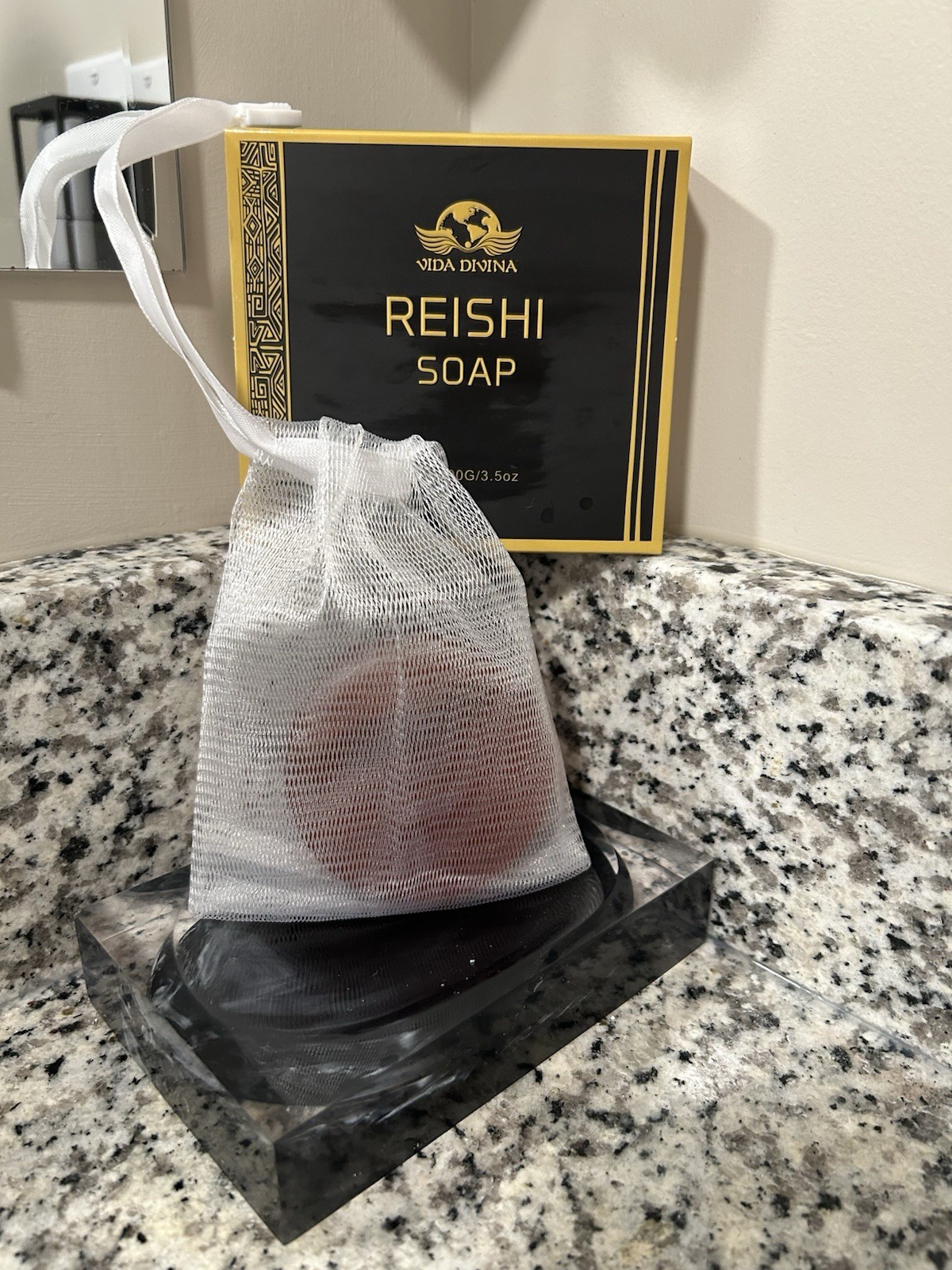 Jabón Reishi de Vida Divina Organic Natural Herbal Soap