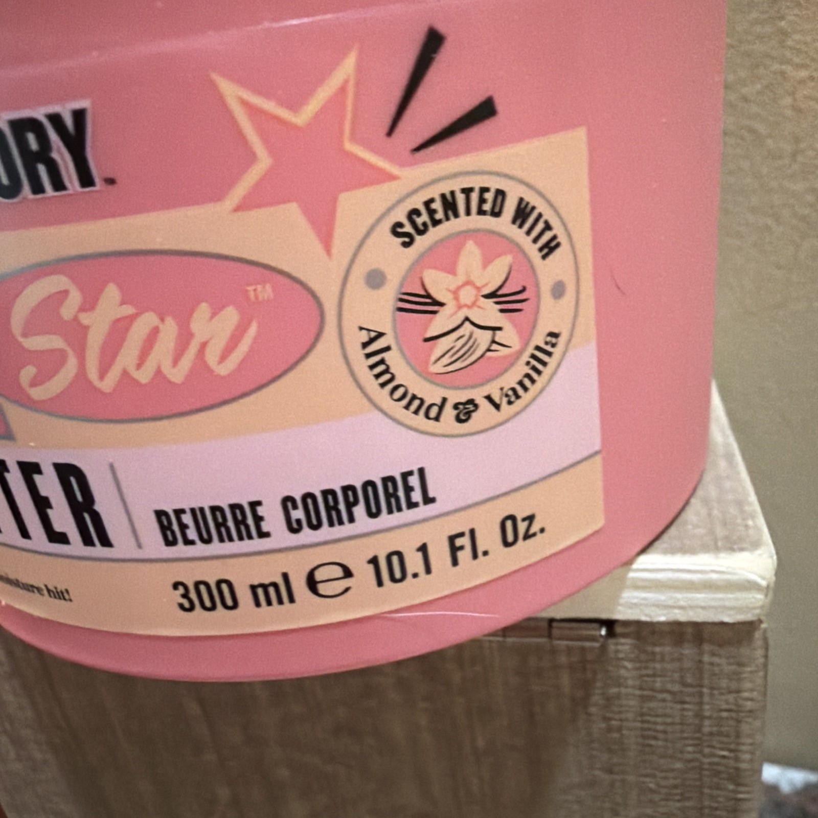 Soap & Glory Smoothie Star Body Butter Almond & Vanilla Scent 10.1 fl. oz. 300ml