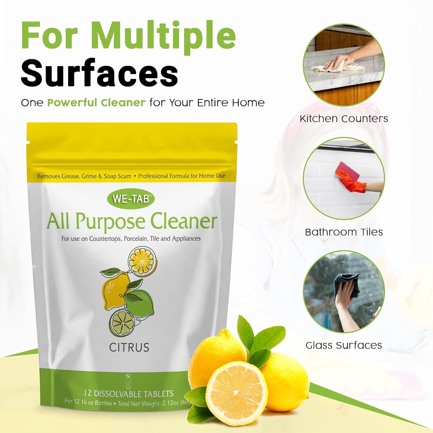 All Purpose Cleaner Concentrate Refill, Multi Surface Clean Refill, Non Toxic