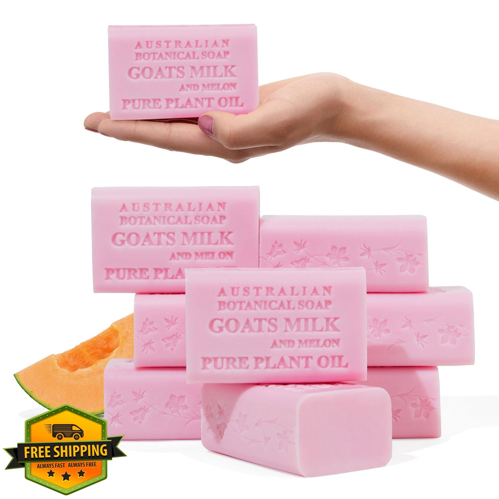 Australian Botanical Soap Melon 6.6oz Pack of 8