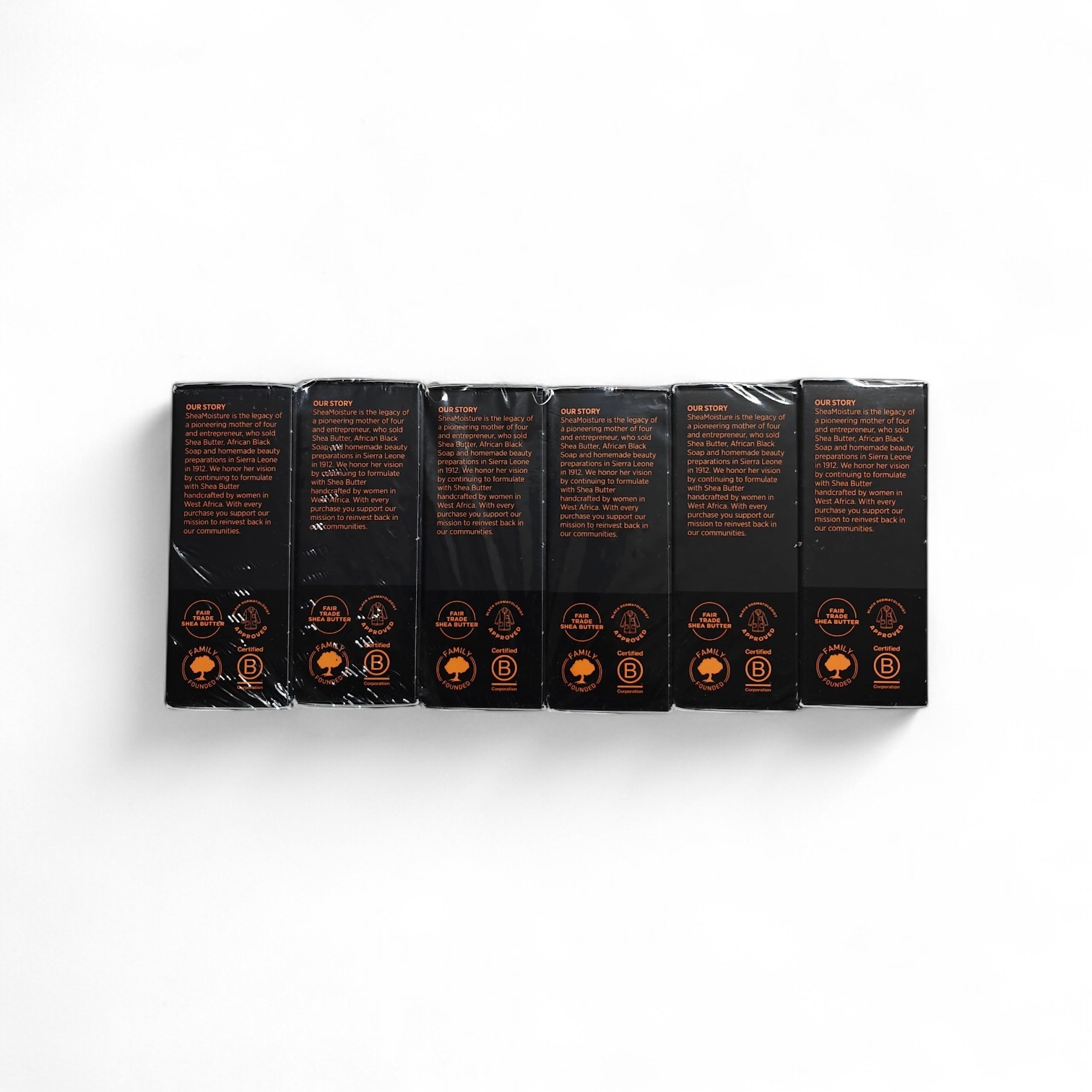 SheaMoisture – Calm & Clearing African Black Bar Soap – 8oz (6-pack)