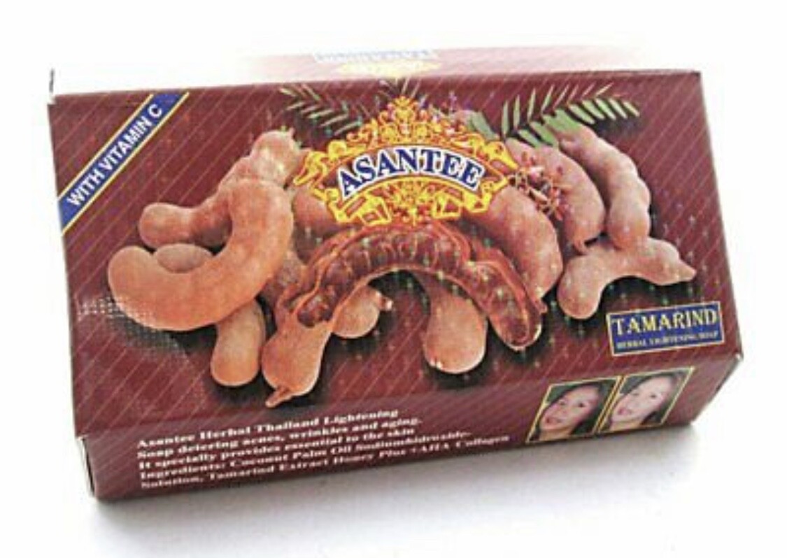 6 Bars x Asantee Thai Herbal Tamarind Honey Soap Skin Whitening 125g.
