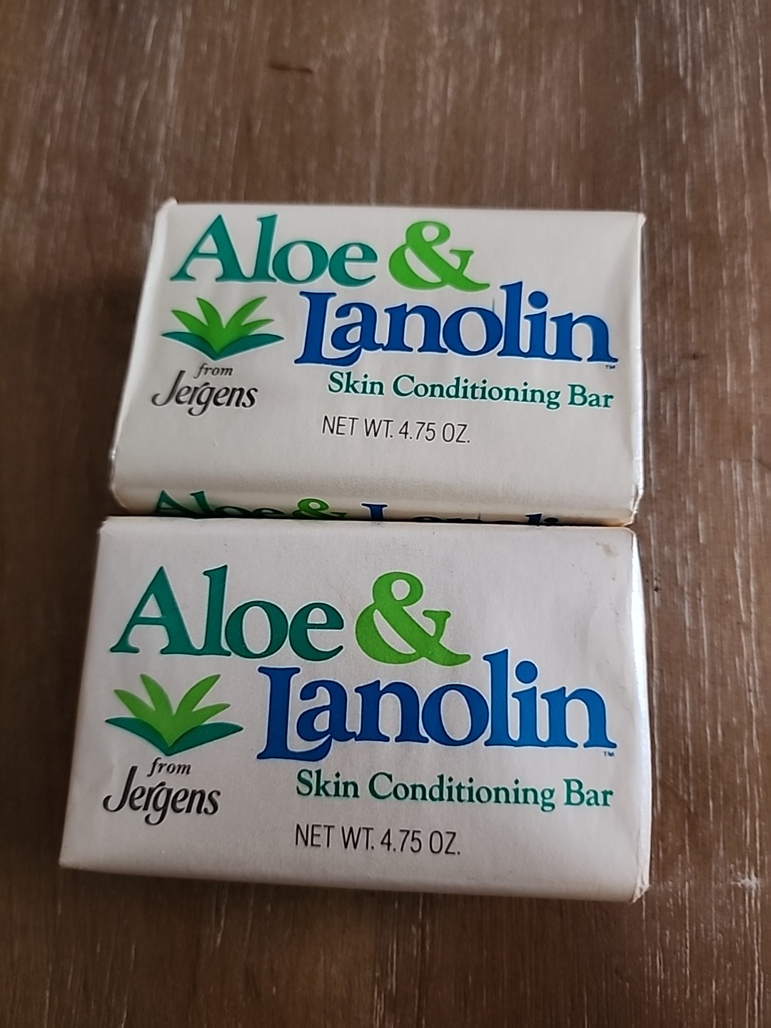 Jergens Aloe & Lanolin Soap Bar 4.75 New Old Stock 1984 Skin Conditioning