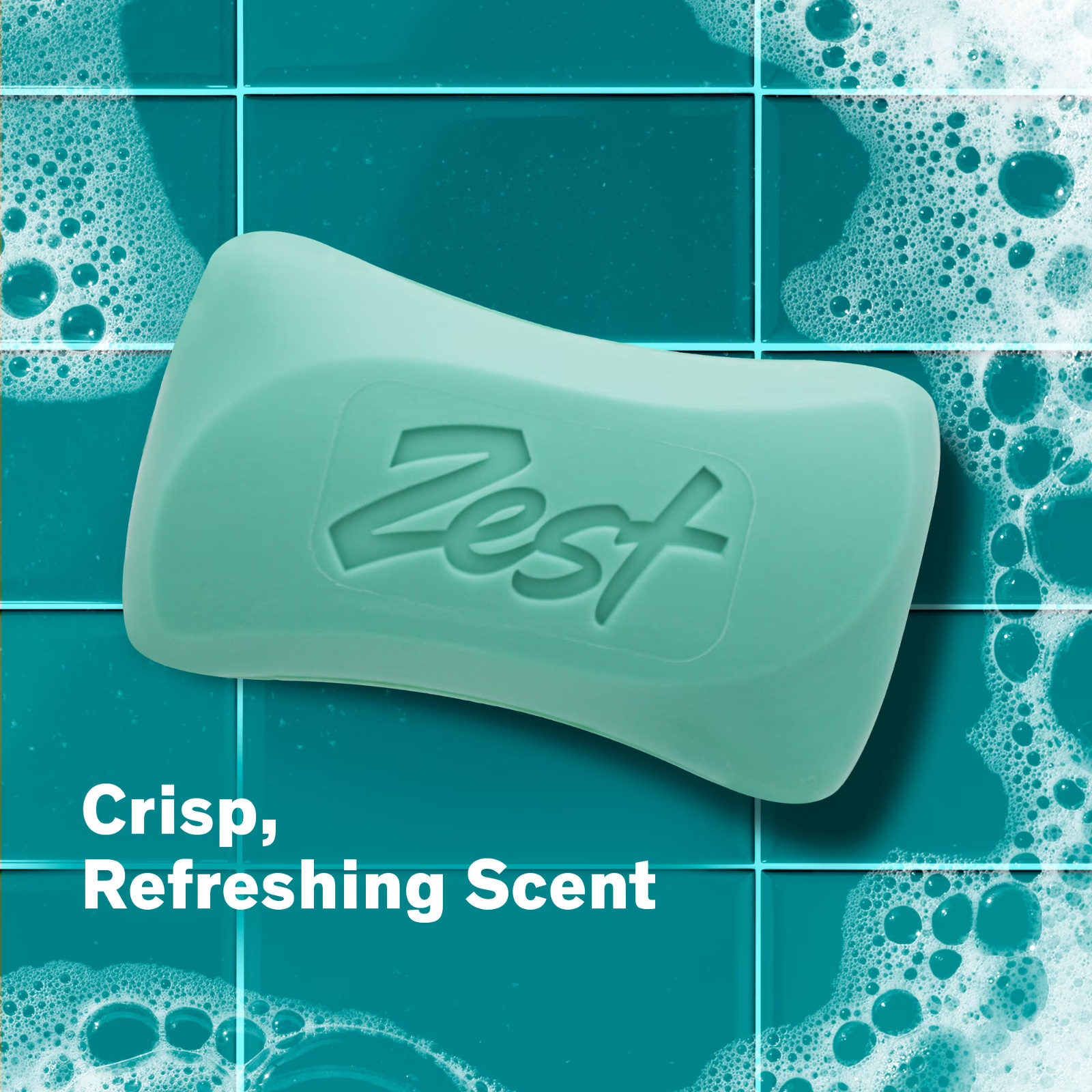 Deodorant Bar Soap, Hydrating for All Skin Types, Aqua, 4 oz, 8 Bars