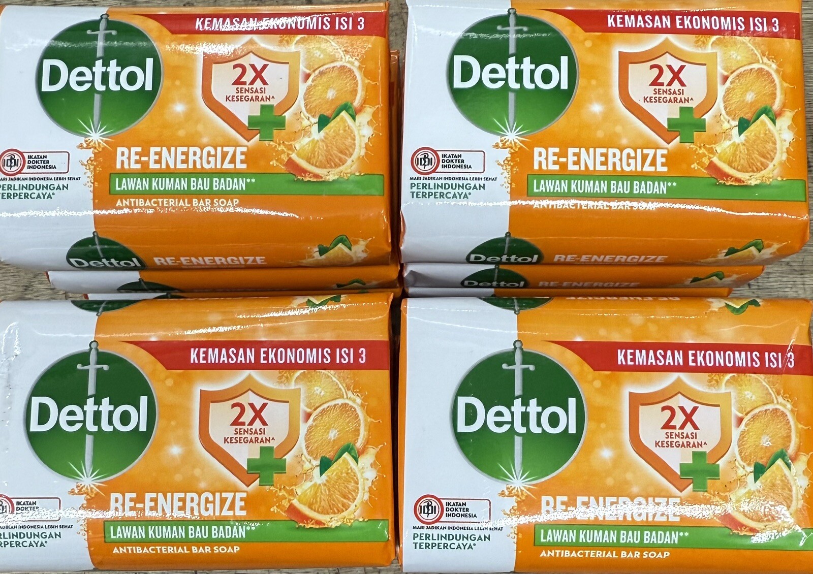 12pc Dettol Fresh Bar Soap, 100 gm Free Shipping