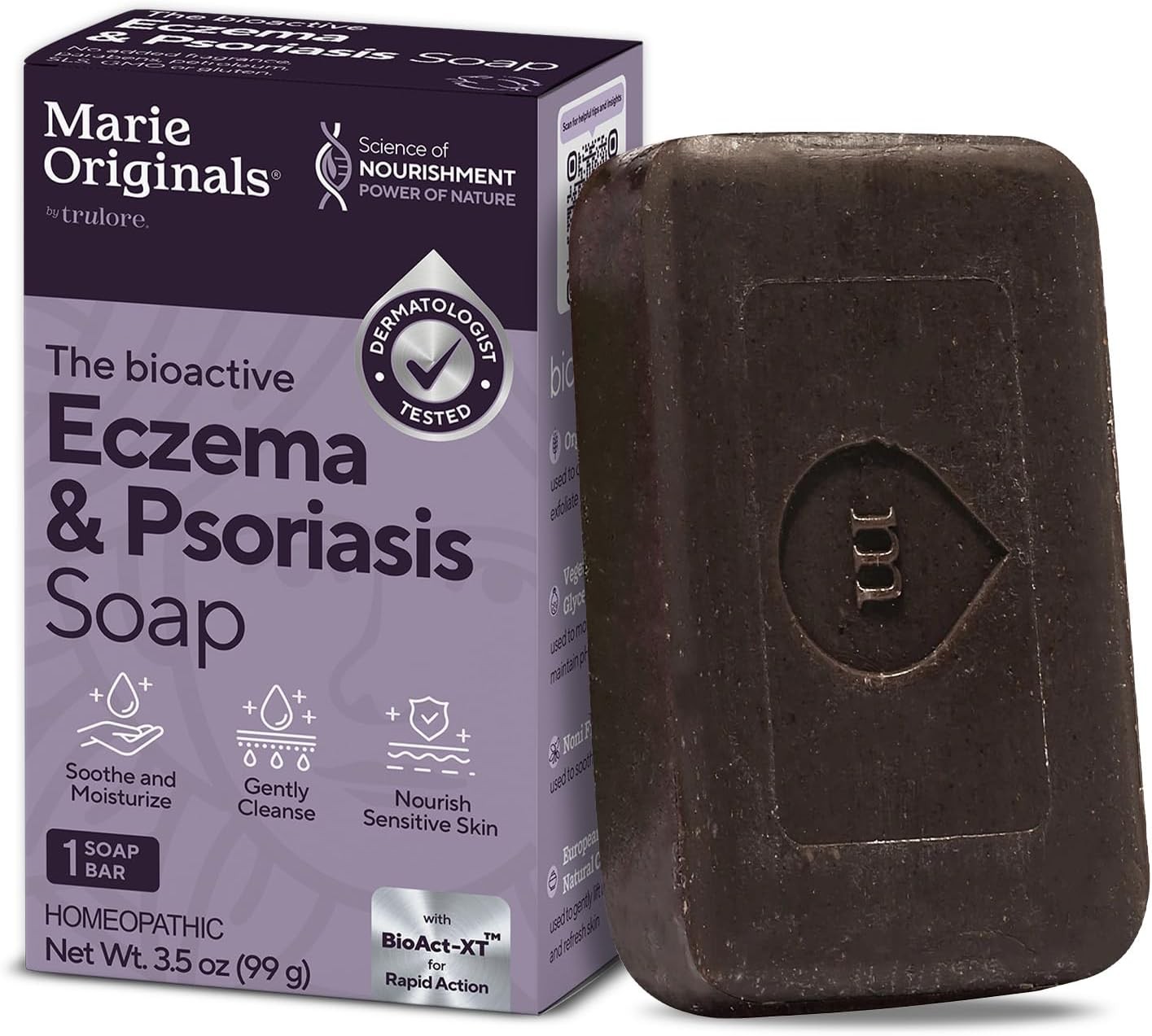 Eczema Face Soap Body Wash Bar – All Natural Psoriasis, Dermatitis Treatment for