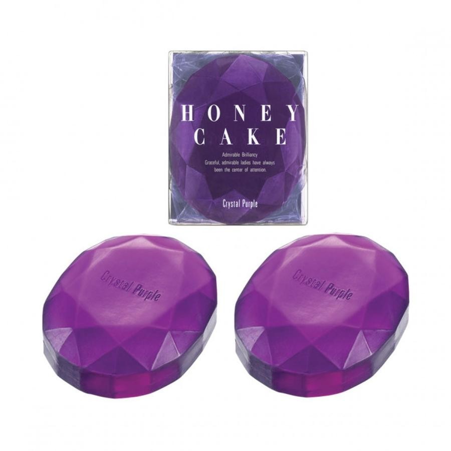 Shiseido HONEY CAKE Face Wash Soap Fragrance Soap Crystal Purple [100g×6] Japan