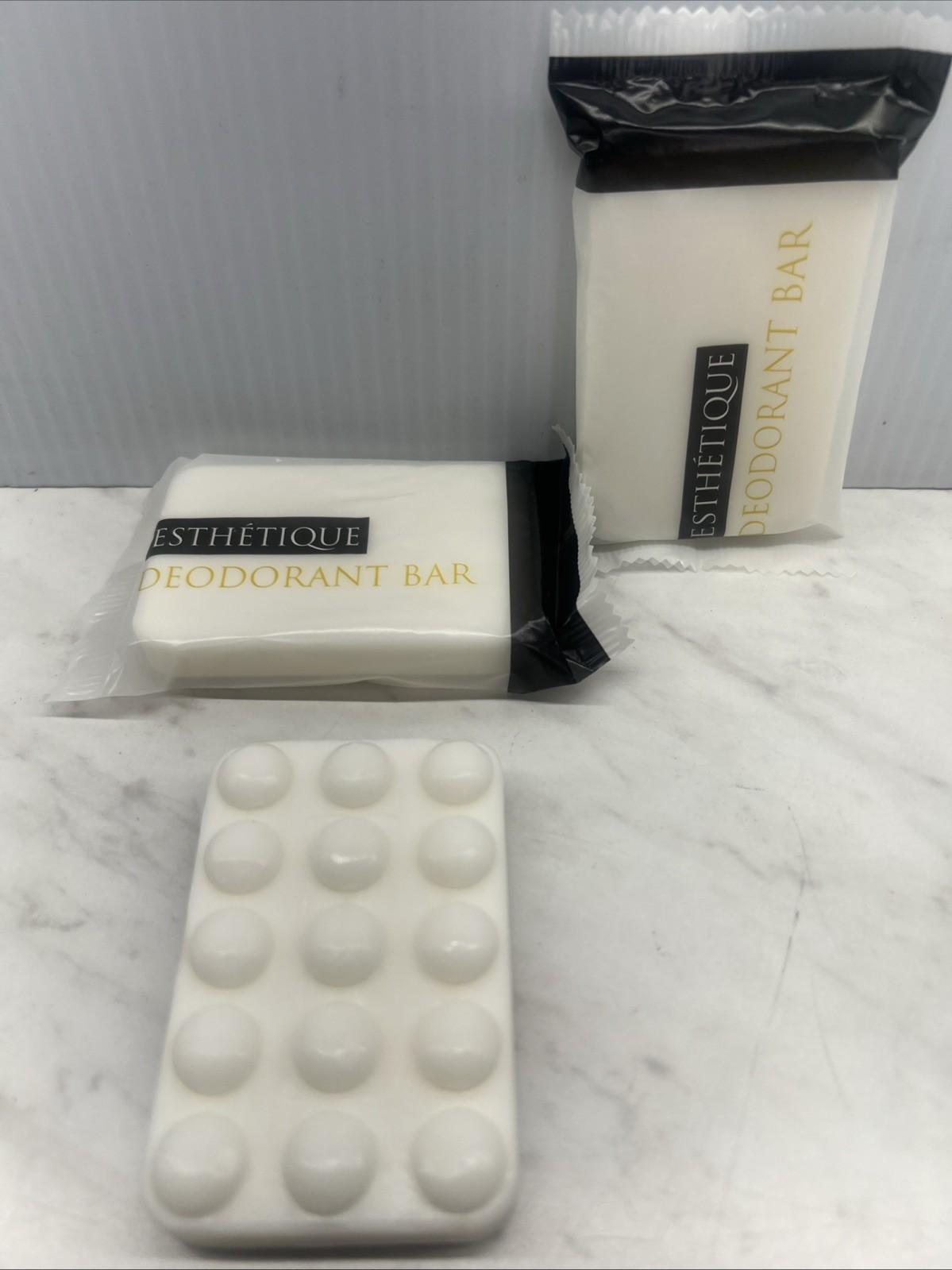 (Case of 200) Esthetique Deodorant Soap Bars 1.76 oz Wrapped Body Bar