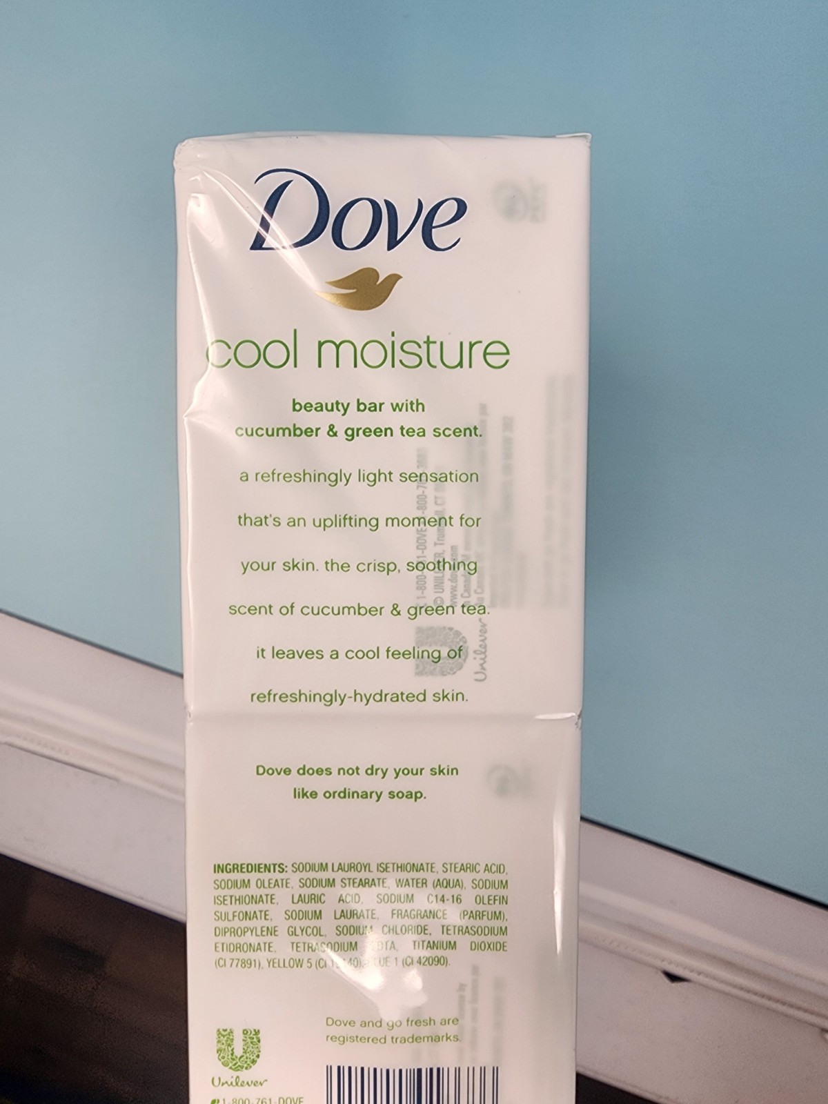 Dove Go Fresh Cool Moisture Beauty Bar (3.75 oz. 16 ct.) Cucumber Green Tea