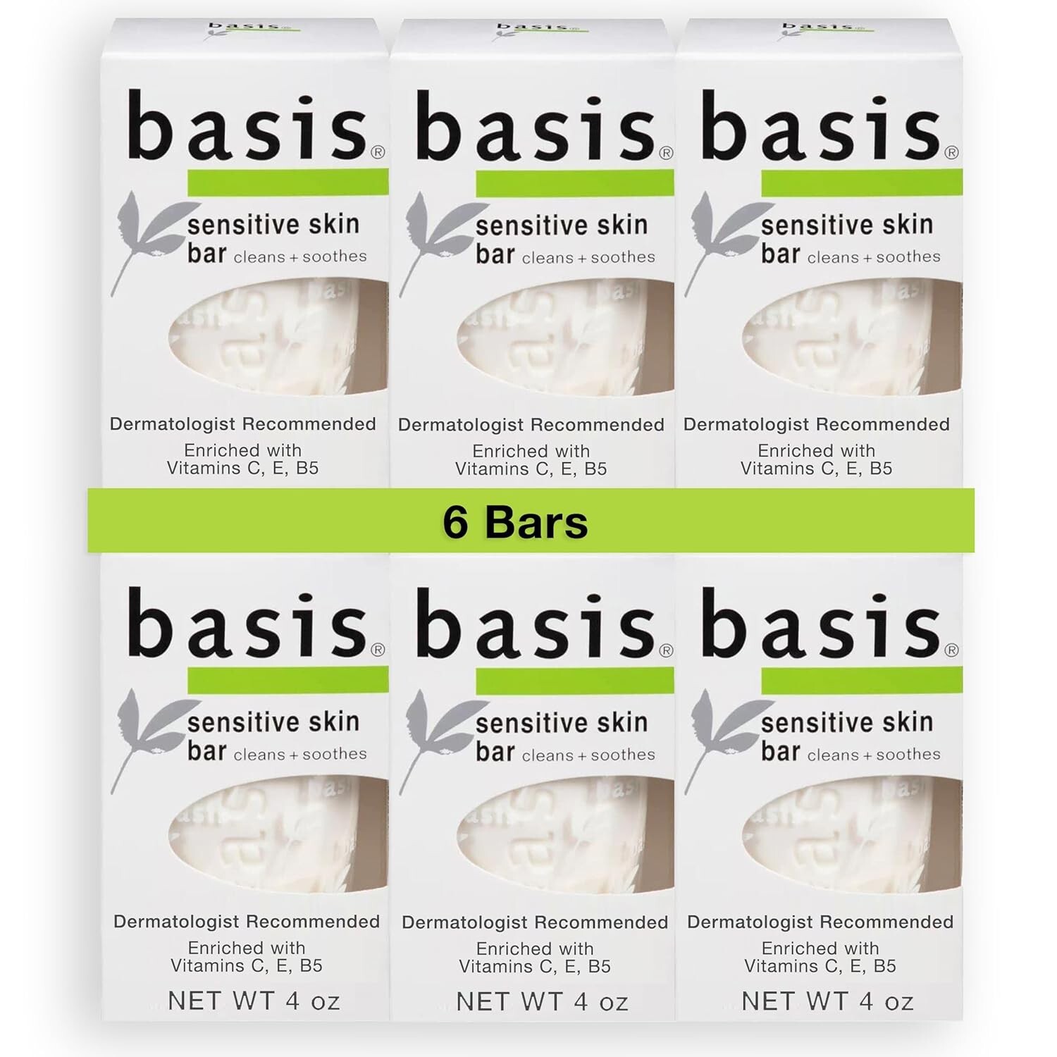 Basis Sensitive Skin Bar Soap – Cleans and Soothes with Chamomile ⭐️⭐️⭐️⭐️⭐️
