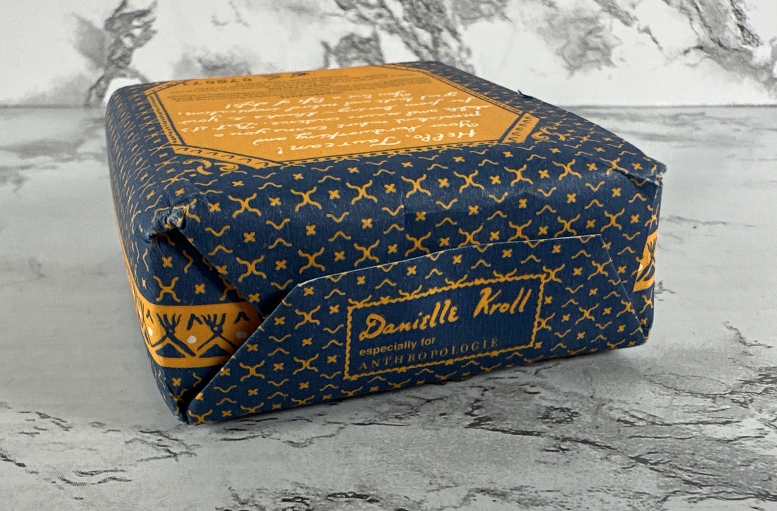Anthropologie Danielle Kroll TAURUS Branded Soap Bar 5.3 Oz