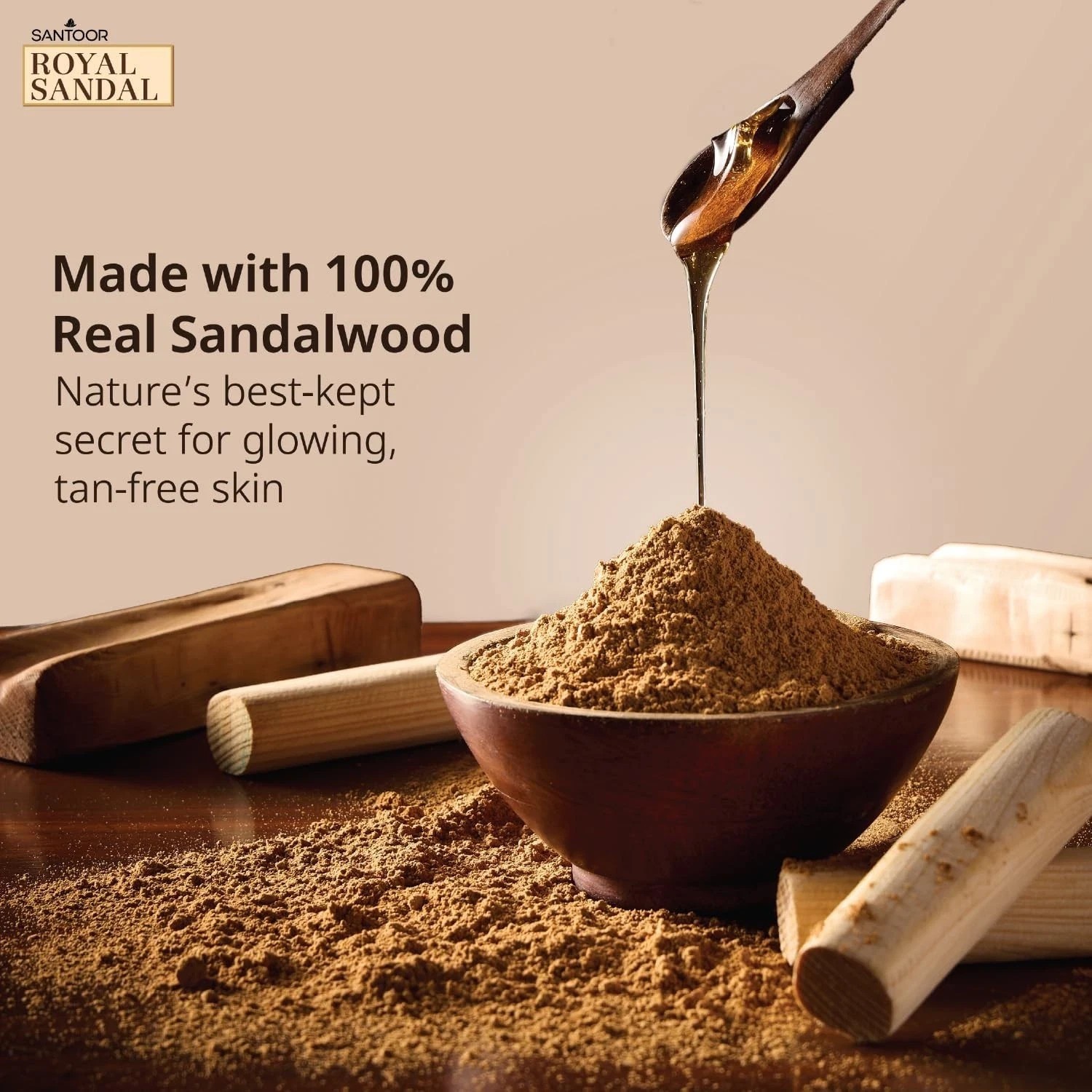 Santoor Royal Sandal Detan Pack 3 Soaps + Free Serum + Free Face Pack