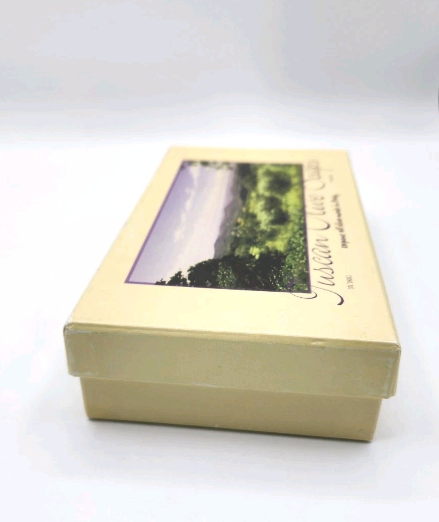 Sapone Tuscan Olive Oil Soaps Wildflower Scent Purple 3 Bar Soap Set!