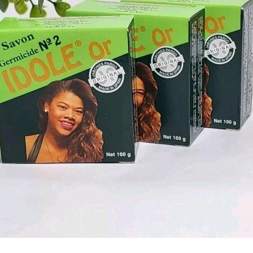 Idole Gold Germicidal Soap (Green) 3.3 oz / 100 g ~ Lot of 6