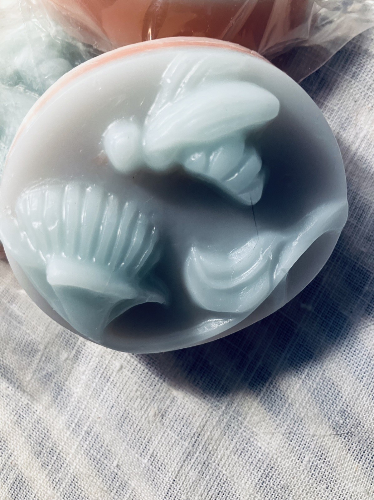 Green Apple & Sweet Pea Scented Soap 4oz Goat Milk Glycerin Organic Oils Jojoba+